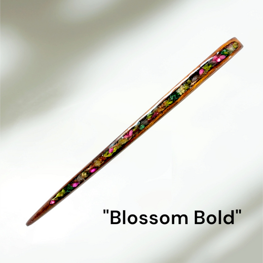 BLOSSOM BOLD Woden hair stick