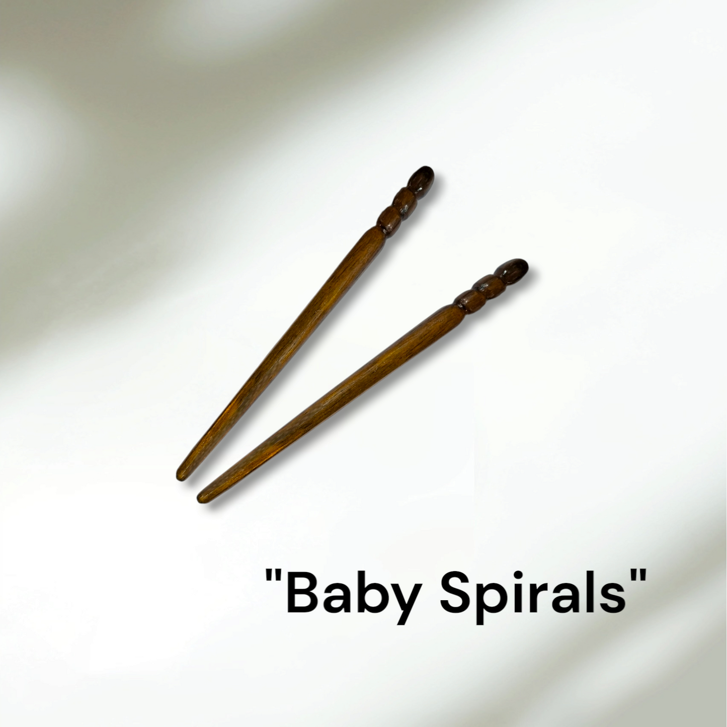 BABY SPIRALS Wooden Hair Pins