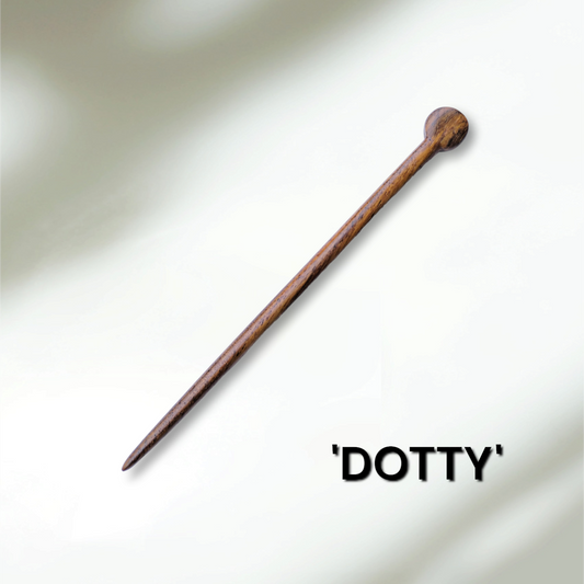 DOTTY Wooden Hair Pin