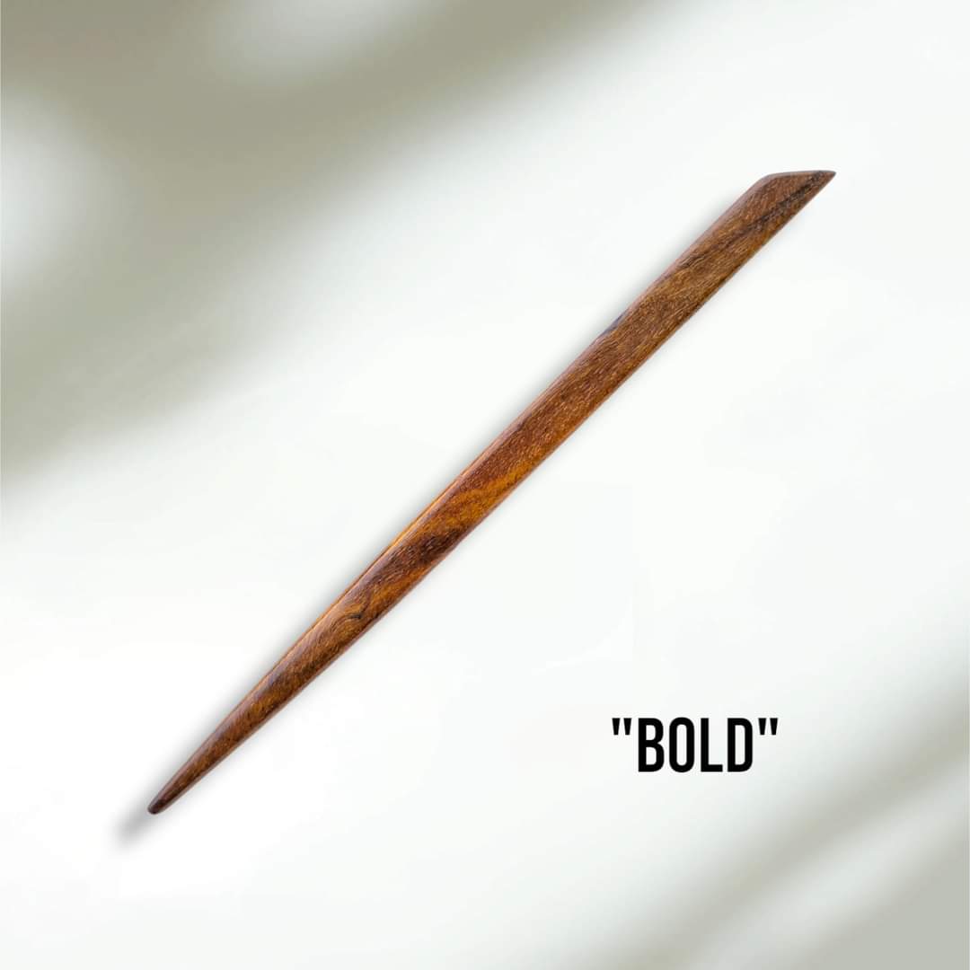 BOLD Wooden Hair Stick