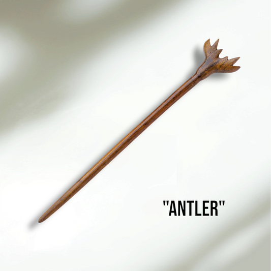 ANTLER Wooden Hair Stick