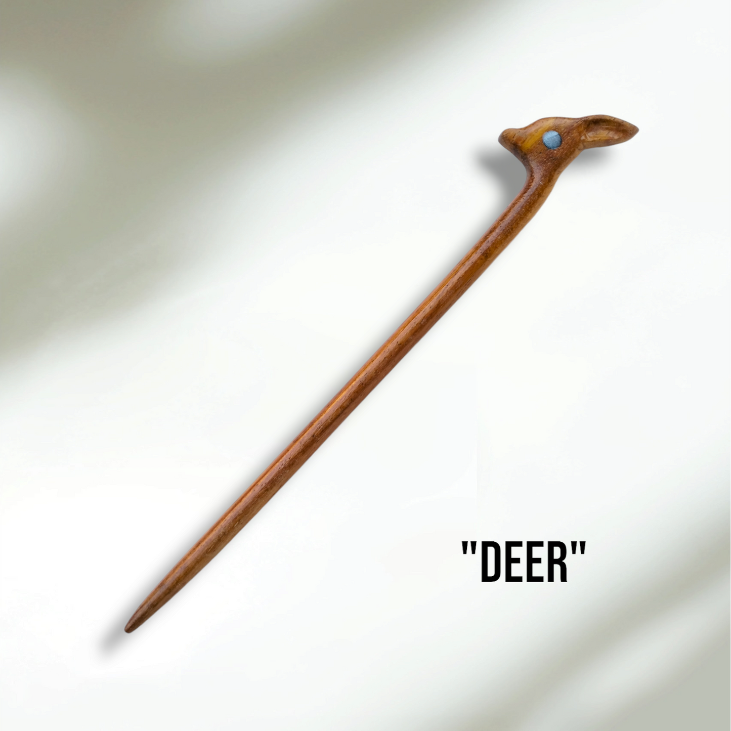 DEER Wooden Hair Stick